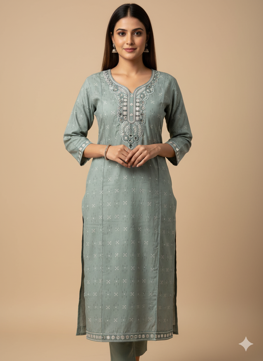 Daily Wear Cotton Blend Kurta