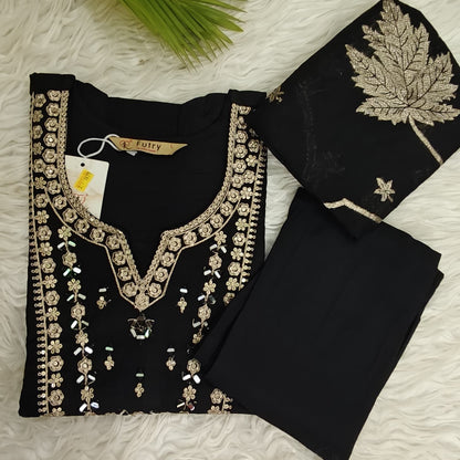 Classic Black Festive Wear
