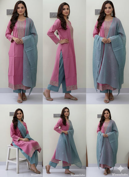 Womenvestire  3-Piece Ethnic Ensemble