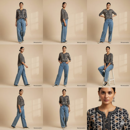 Trendy Printed Short Tunic