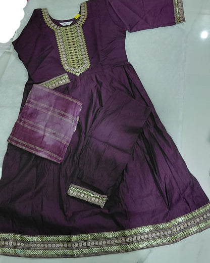 Festive Cotton 3-Piece Suit Set