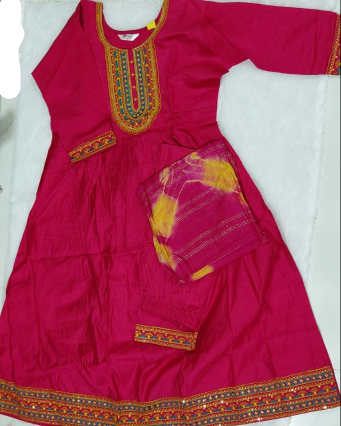 Festive Cotton 3-Piece Suit Set