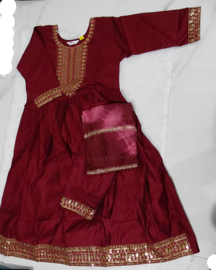 Festive Cotton 3-Piece Suit Set