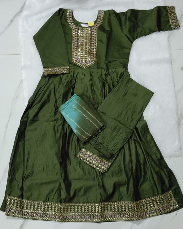 Festive Cotton 3-Piece Suit Set